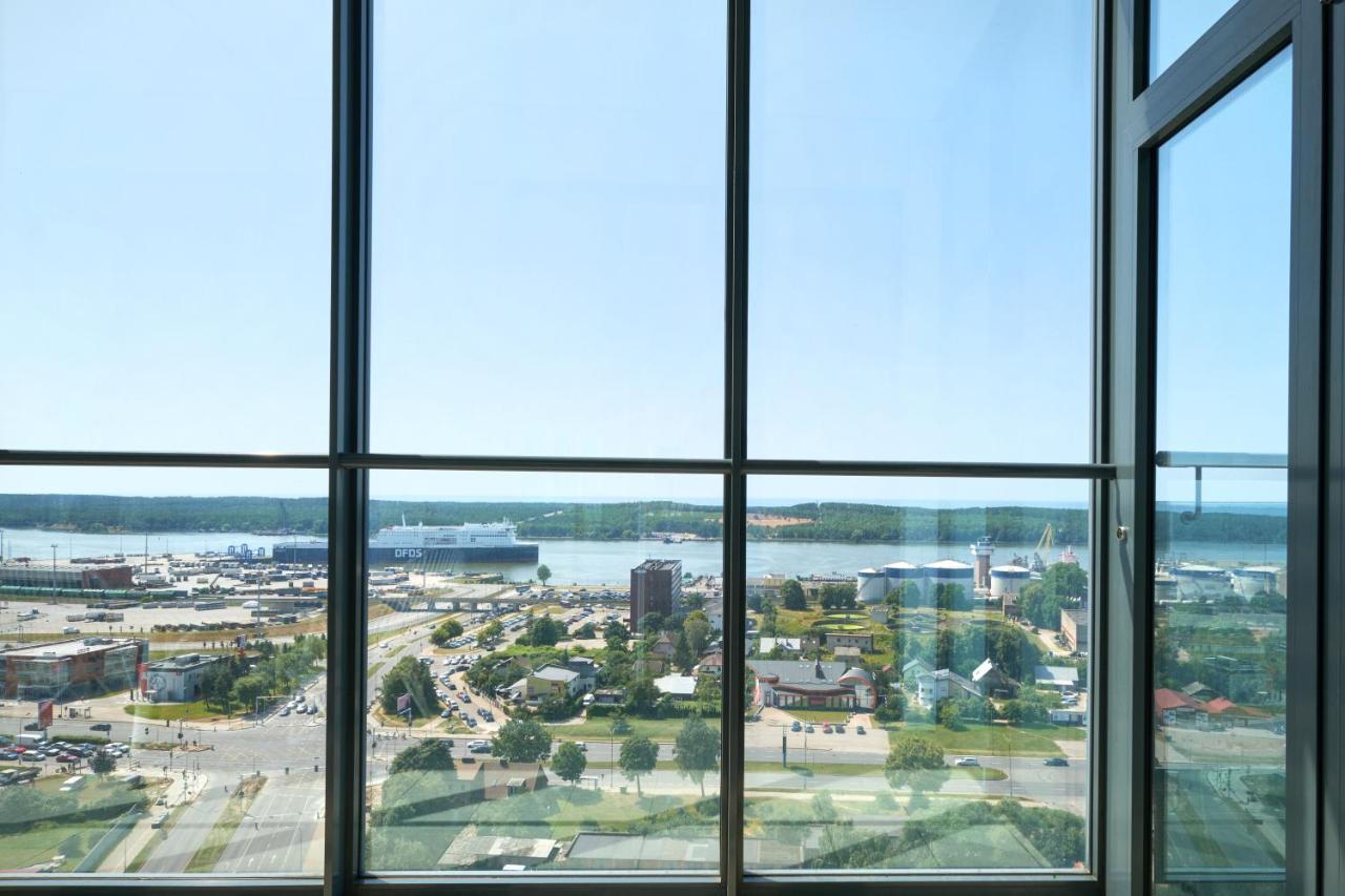 Sea View Apartment On 19Th Floor Klaipėda Dış mekan fotoğraf